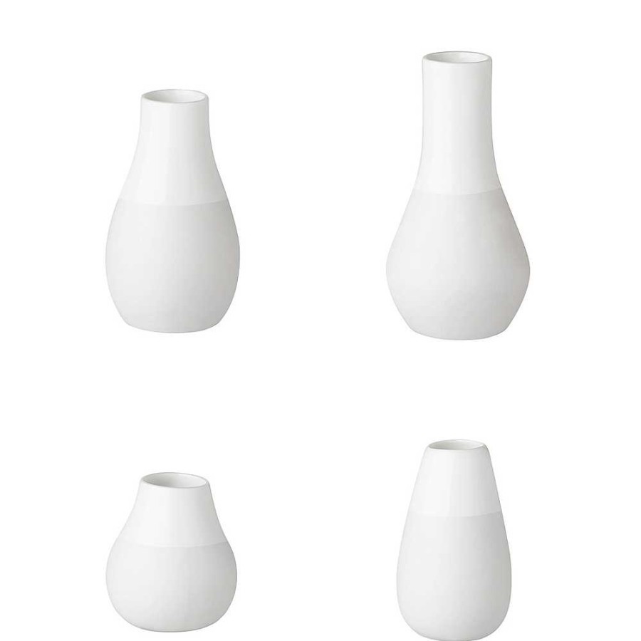 D Coration Räder | R Der — Set De 4 Mini Vases Blancs