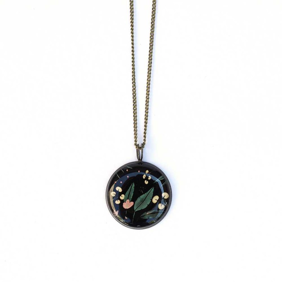 Bijoux Lilipoetry | Lilipoetry — Collier Petit Mod Le Or E Noire