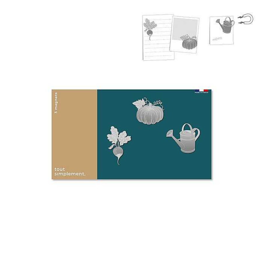 Papeterie Tout simplement | Tout Simplement — Carte 3 Magnets M Tal Jardin