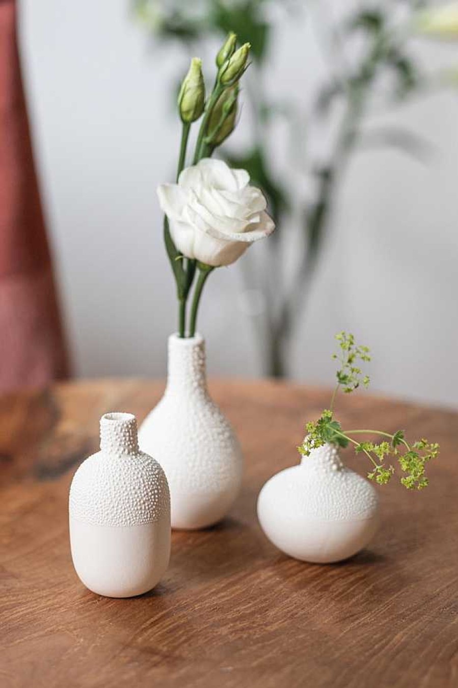 D Coration Räder | R Der — Set De 3 Mini Vases Pearl