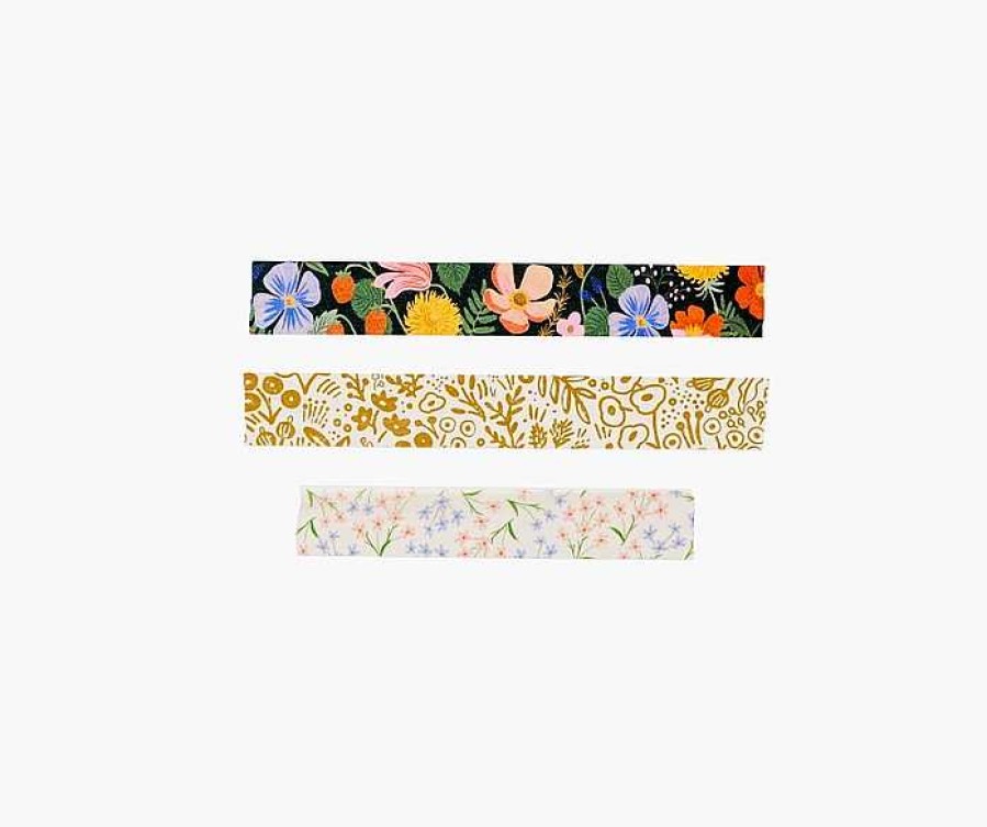 Papeterie Rifle Paper co. | Rifle Paper Co. — Set De 3 Masking Tapes Strawberry Fields