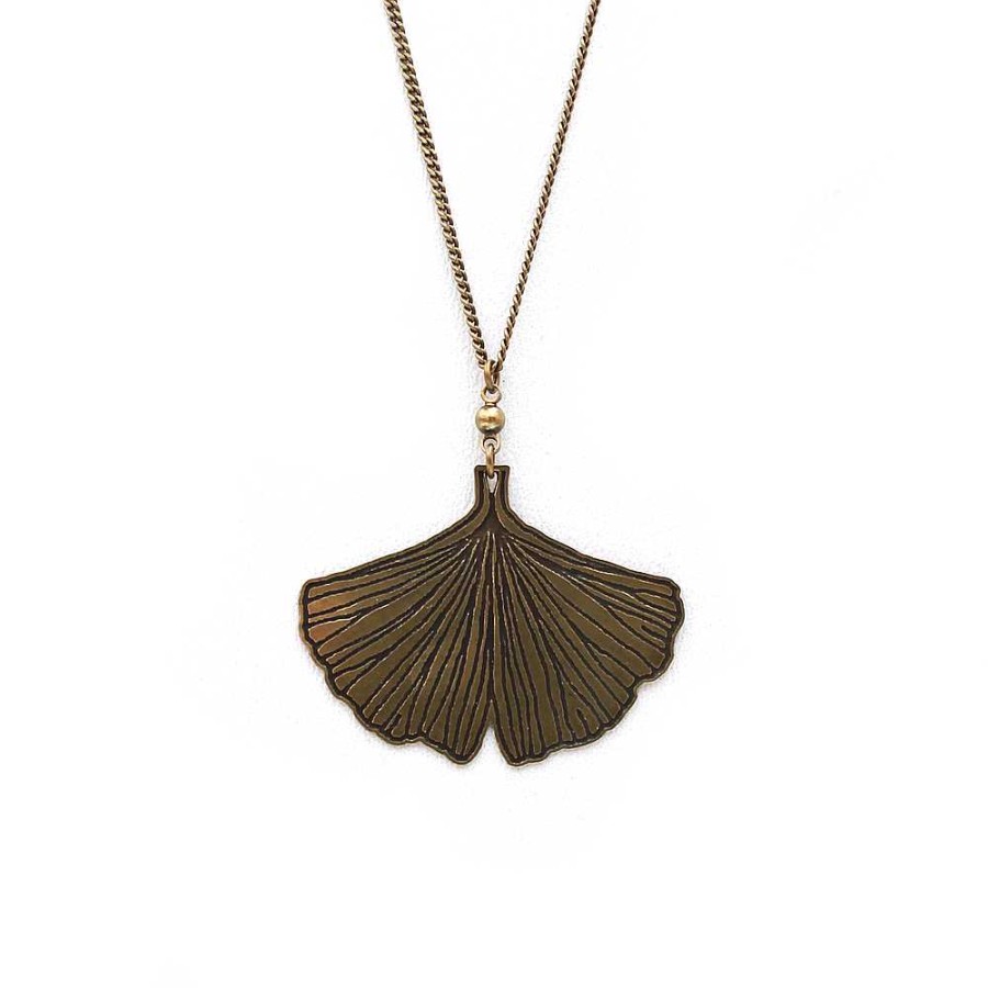 Bijoux Amélie Blaise | Am Lie Blaise — Collier Mi-Long Gingko