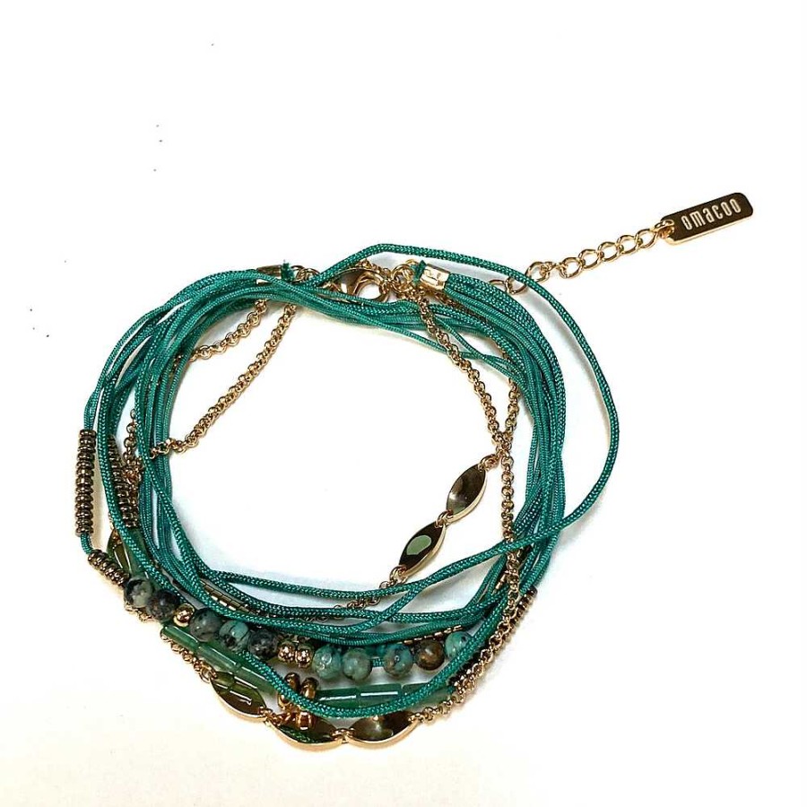 Bijoux Omacoo | Omacoo — Bracelet Johanna Turquoise