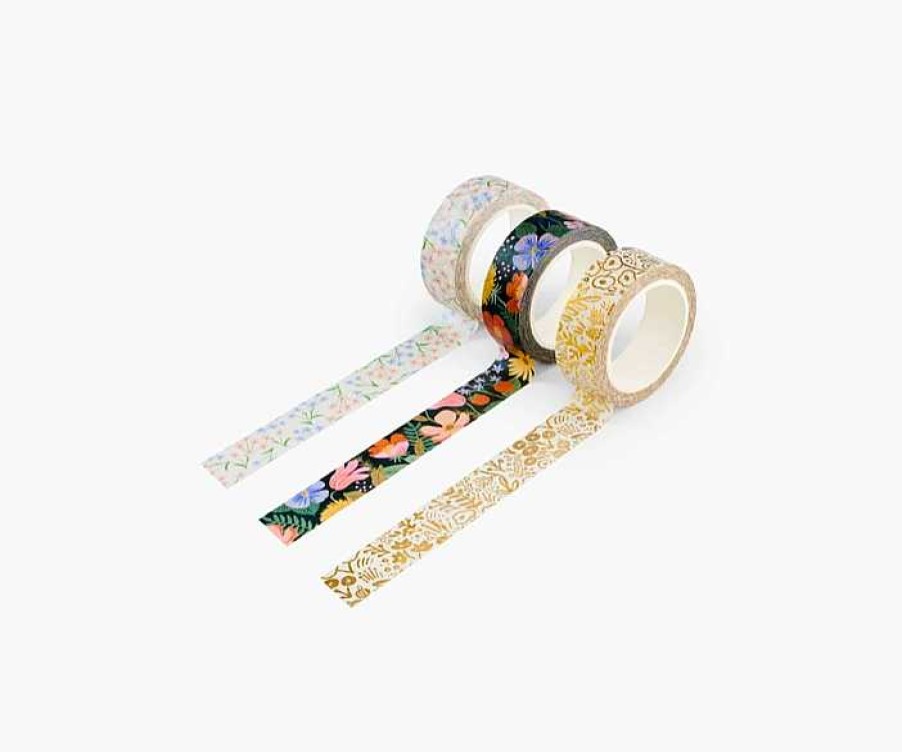 Papeterie Rifle Paper co. | Rifle Paper Co. — Set De 3 Masking Tapes Strawberry Fields