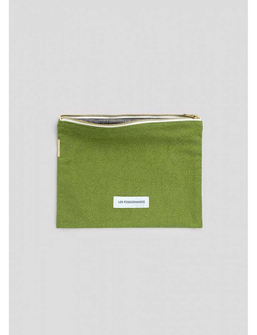 Accessoires Les Pensionnaires | Les Pensionnaires — Petite Pochette Vert Prairie