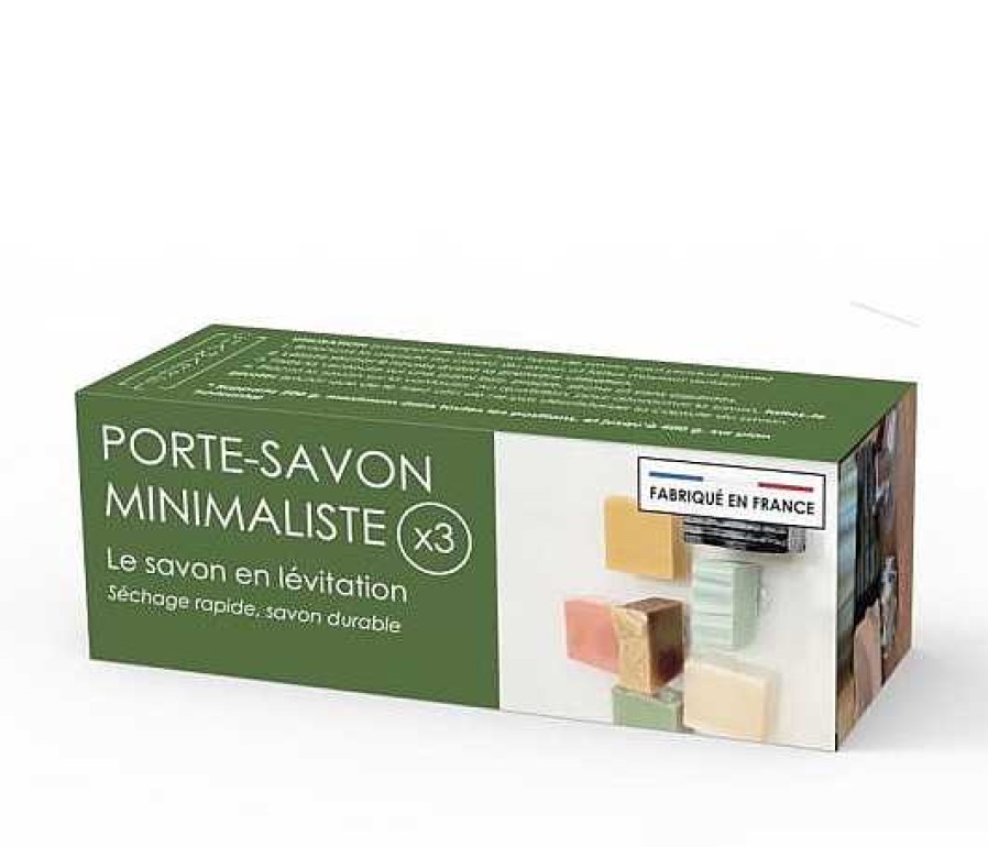 D Coration Chamarrel | Chamarrel — Boite De 3 Porte-Savons Minimalistes Aimant S