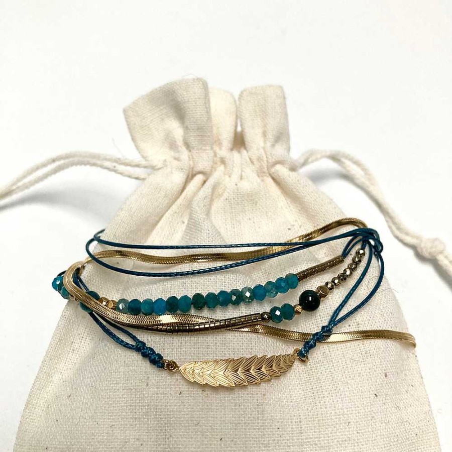 Bijoux Omacoo | Omacoo — Bracelet Camille Bleu