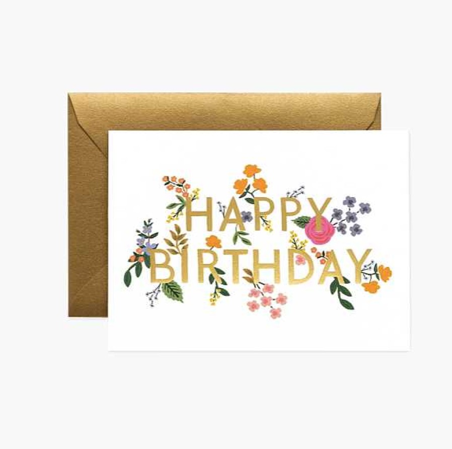 Papeterie Rifle Paper co. | Rifle Paper Co. — Carte Wildwood Birthday